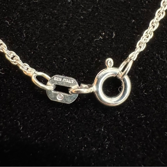 SOLD‼️Swarovski Crystal Airplane 925 Sterling Silver Necklace - Picture 4 of 11